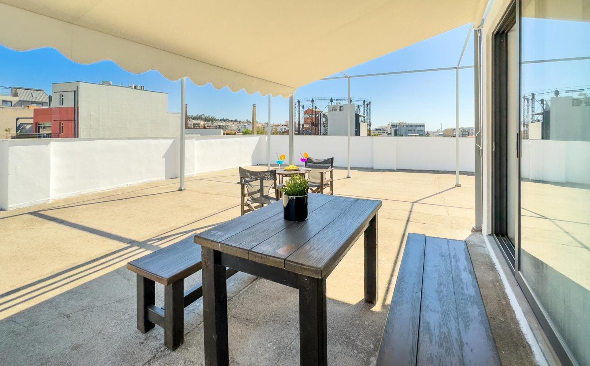 אתונה Ceramus Apartments Gazi View מראה חיצוני תמונה